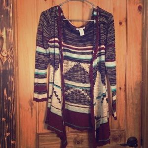 Light Aztec Cardigan